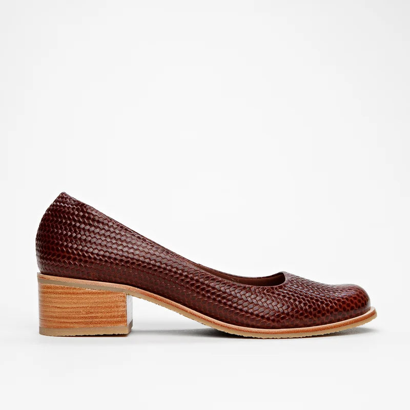 New Casual Leather - Burgundy