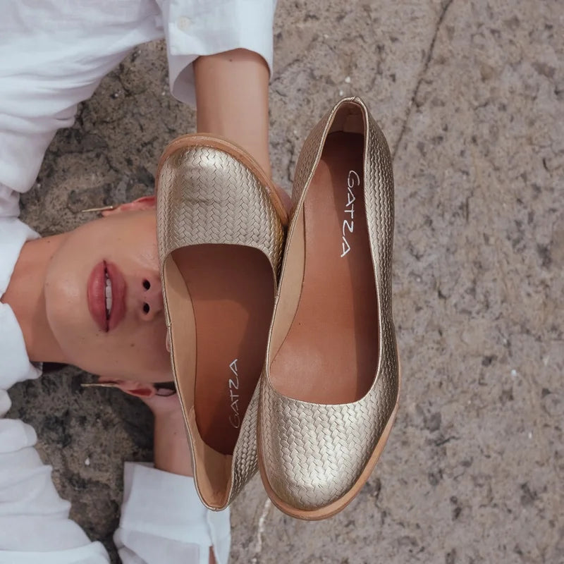 New Casual Leather - Light Gold