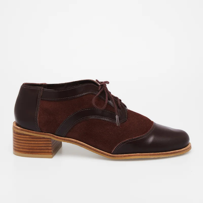 Oxford Suede Leather - Coffee