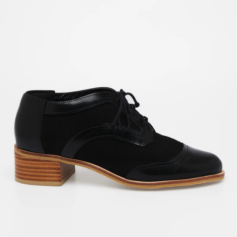 Oxford Suede Leather - Black