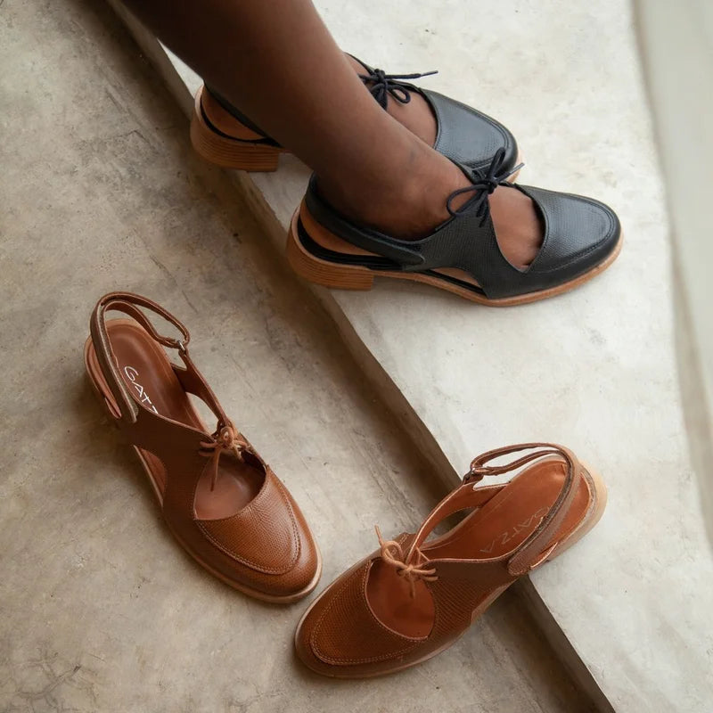Oxford Leather Jordana - Caramel