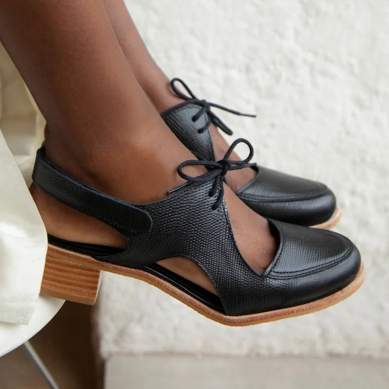 Oxford Leather Jordana - Black
