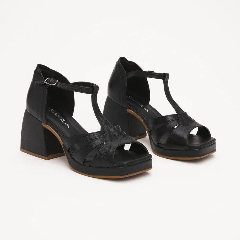 Athena Sandal - Black