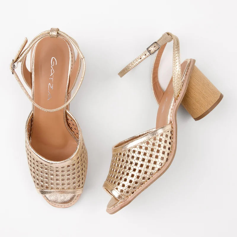 Capri Sandal - Light Gold
