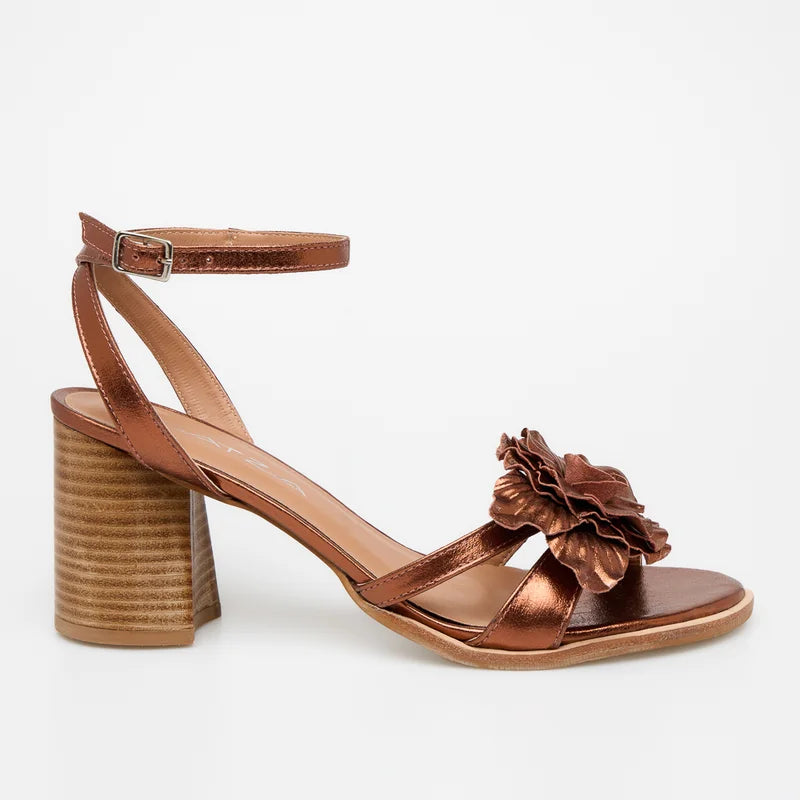 Kaena Leather Sandal - Copper