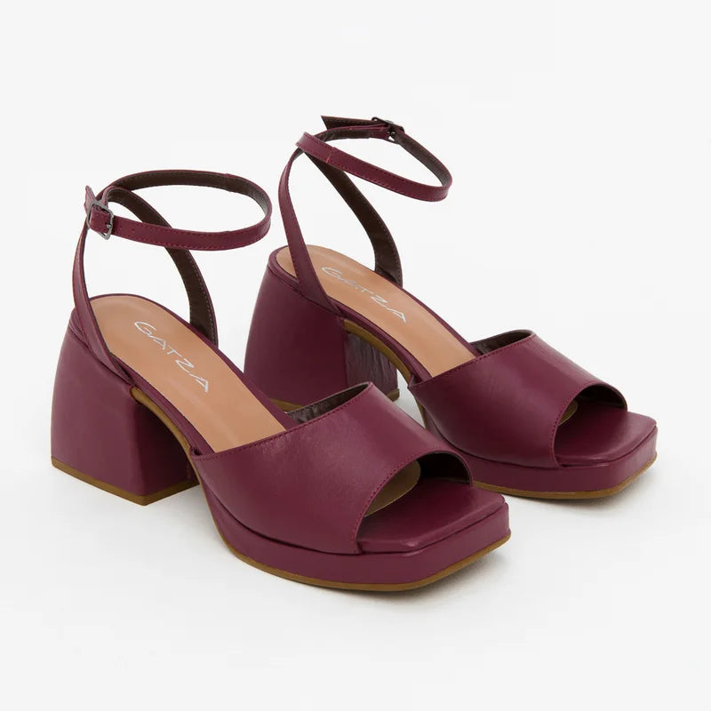 Lari Sandal - Burgundy
