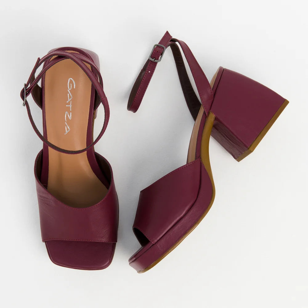Lari Sandal - Burgundy