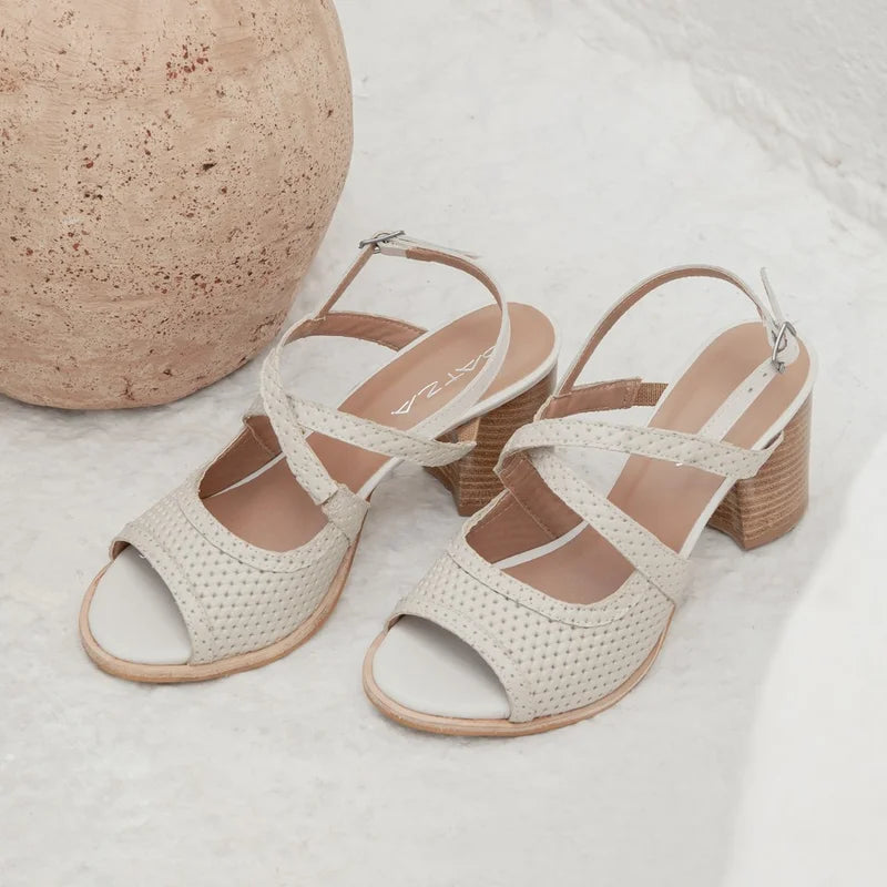 Letícia Sandal - Off-White