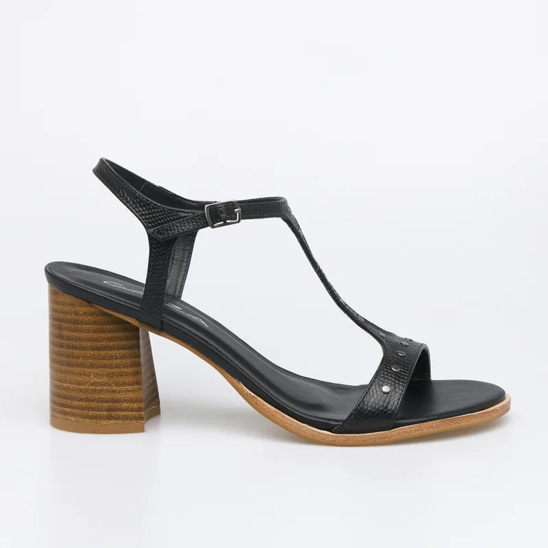 Lilly Studded Sandal - Black