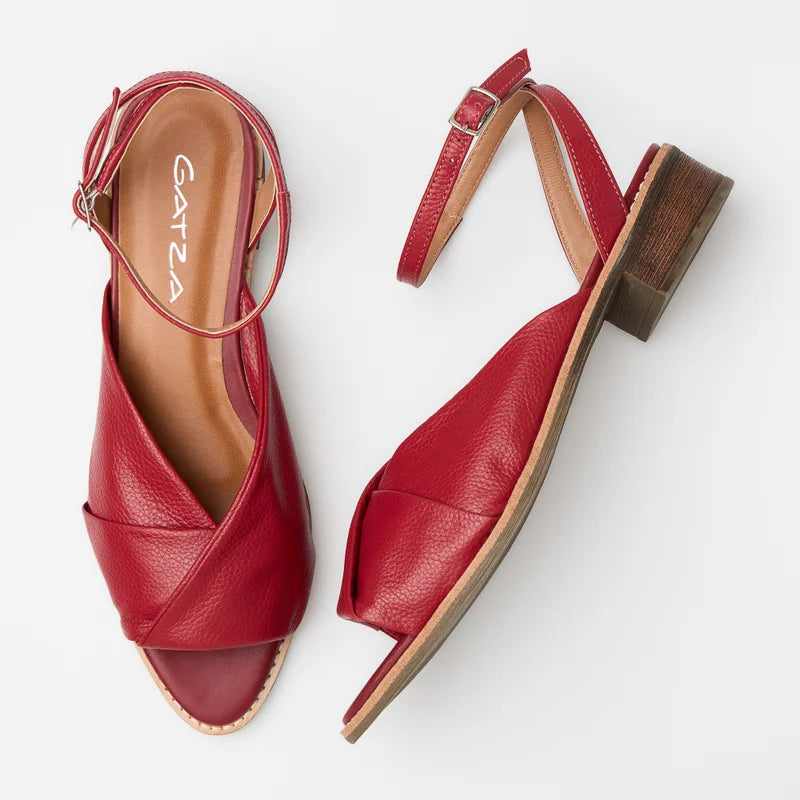 Malta Sandal - Cherry