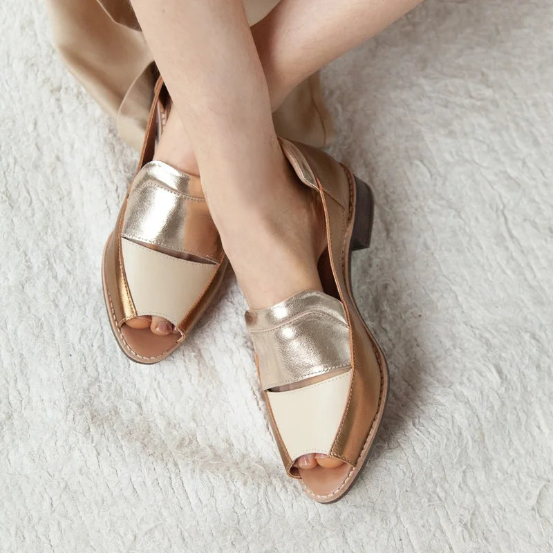 Penelope Sandal - Light Gold