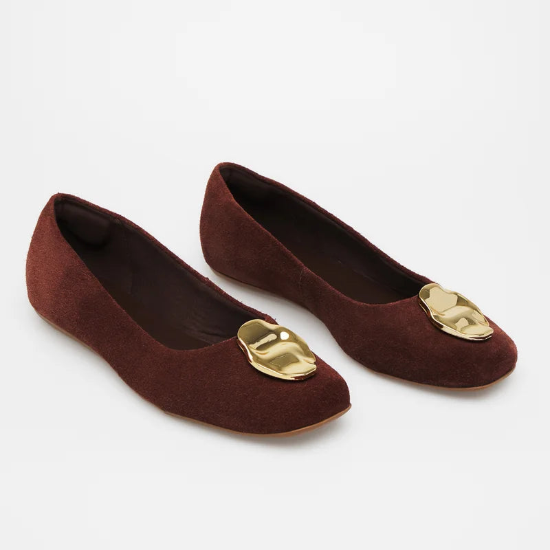 Enfeite Flat - Brown