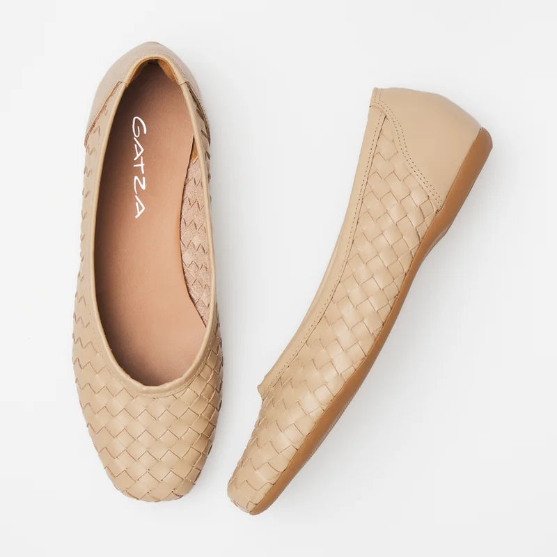Tressê Leather Flat - Sand