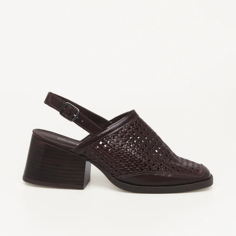 Allora Leather Shoe - Coffee