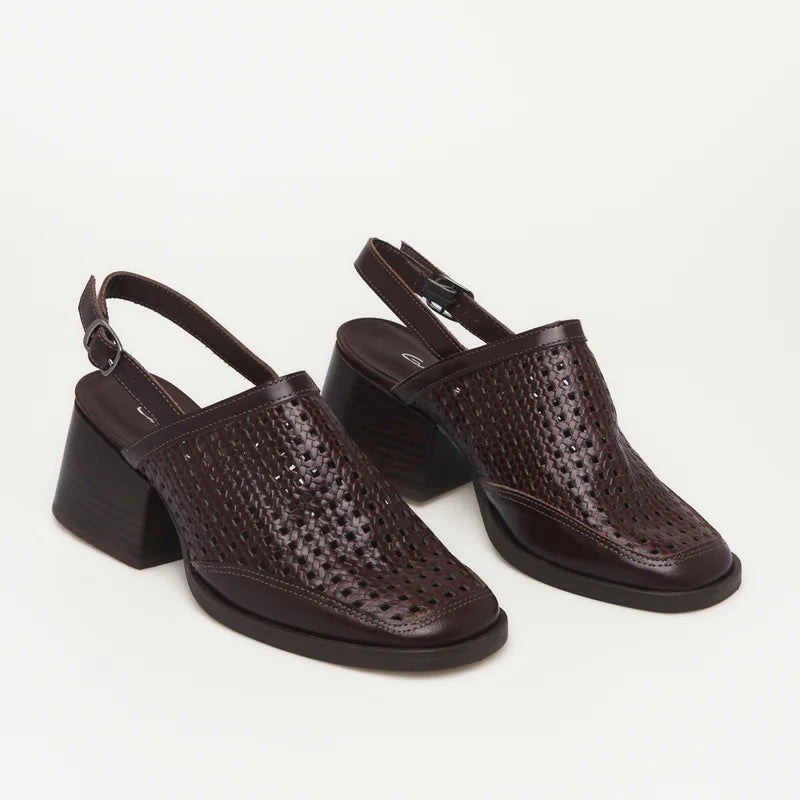 Allora Leather Shoe - Coffee