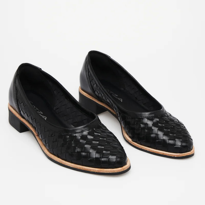 Braided Casual Shoes - Black