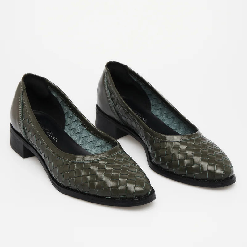 Braided Casual Shoes - Green