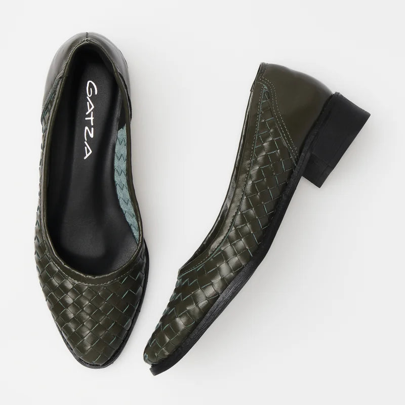Braided Casual Shoes - Green
