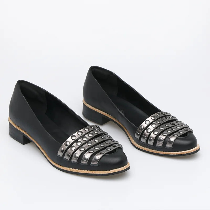 Clarice Leather Shoe - Black