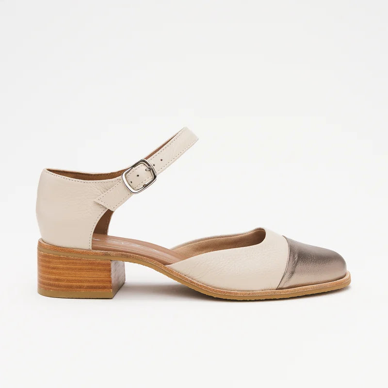 Eloise Leather Shoe - Off-White