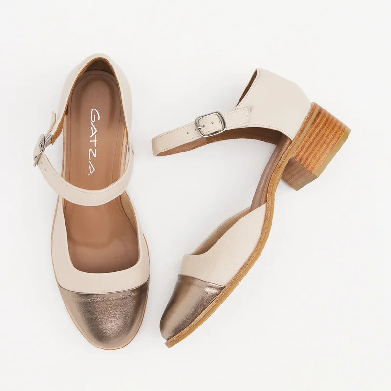 Eloise Leather Shoe - Off-White