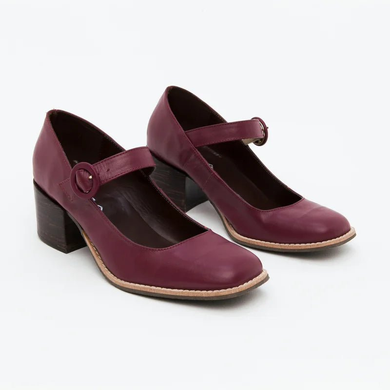 Heloísa Shoe - Burgundy