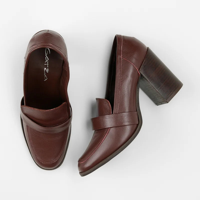 Jade Loafer - Burgundy