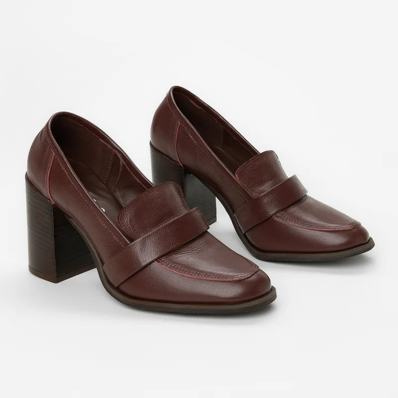 Jade Loafer - Burgundy