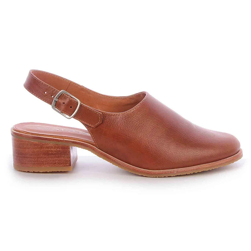Lyssa Caramel Leather Pumps