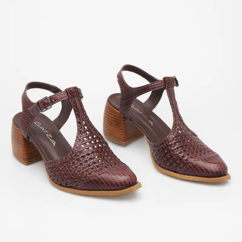 Marcele Leather Shoe - Coffee