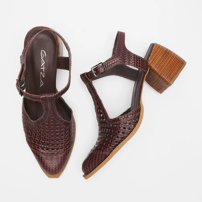 Marcele Leather Shoe - Coffee