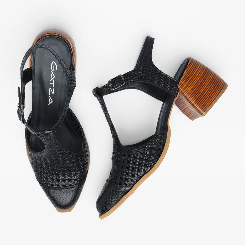 Marcele Leather Shoe - Black