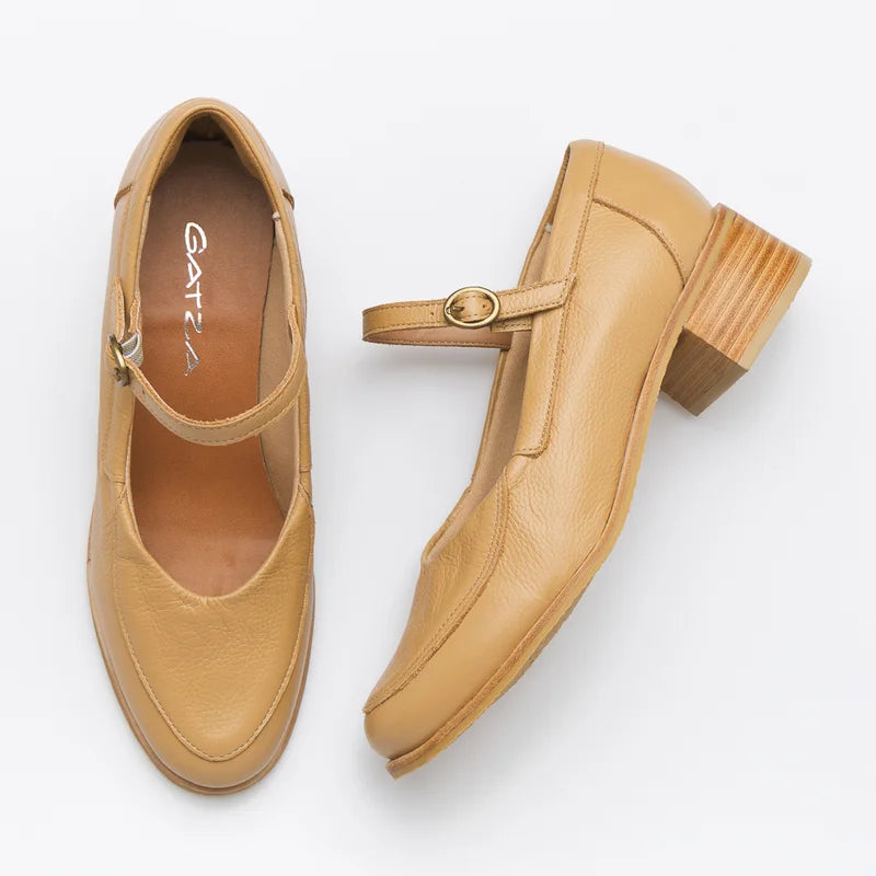 Talia leather Pump - Beige