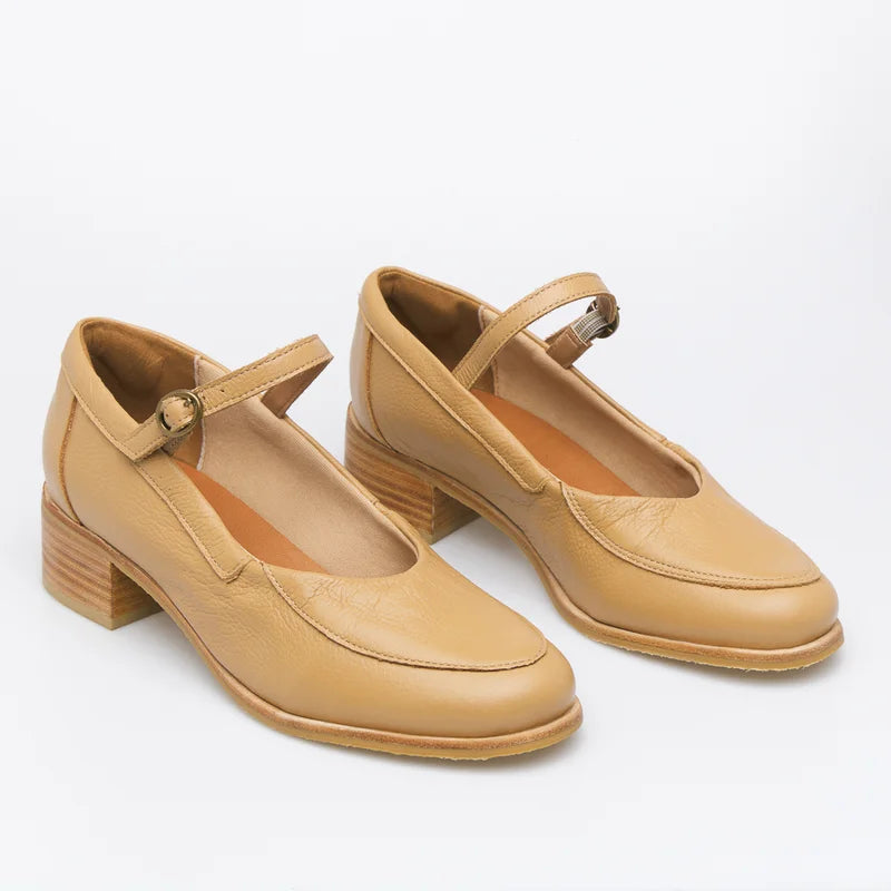 Talia leather Pump - Beige