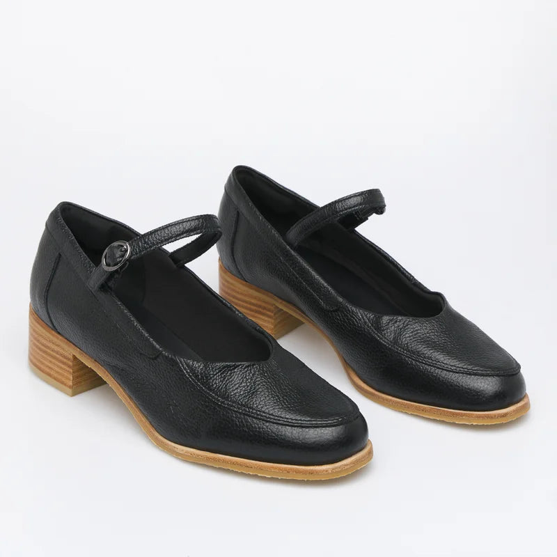 Talia leather Pump - Black