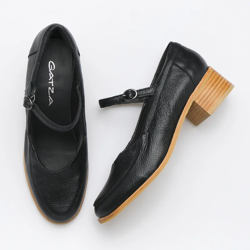 Talia leather Pump - Black