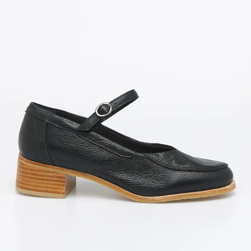 Talia leather Pump - Black