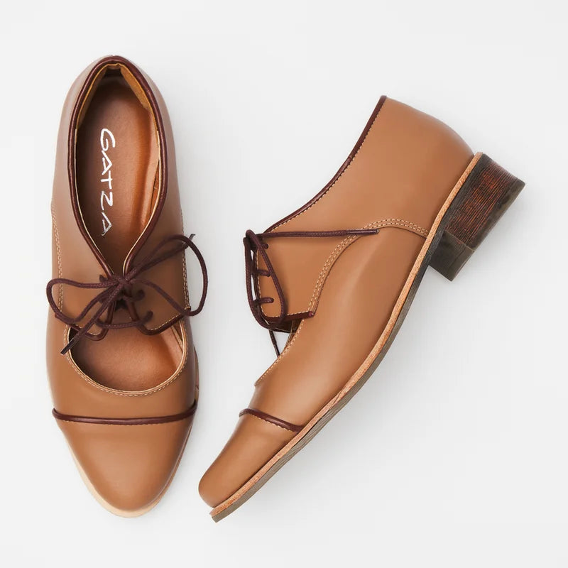 Cut-Out Shoe - Cappuccino