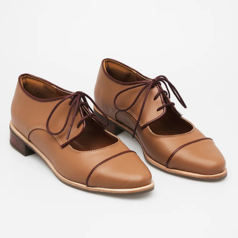 Cut-Out Shoe - Cappuccino