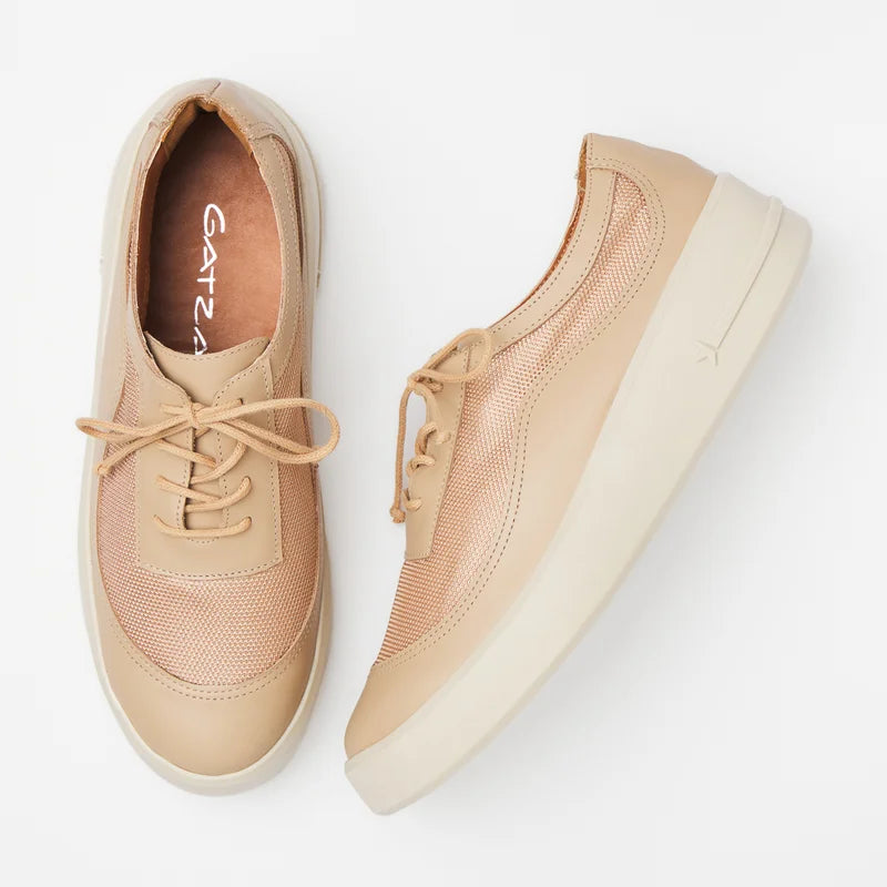 Eloah Leather Sneakers - sand