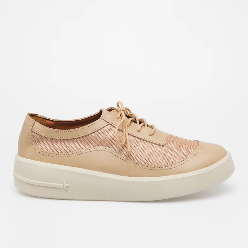 Eloah Leather Sneakers - sand