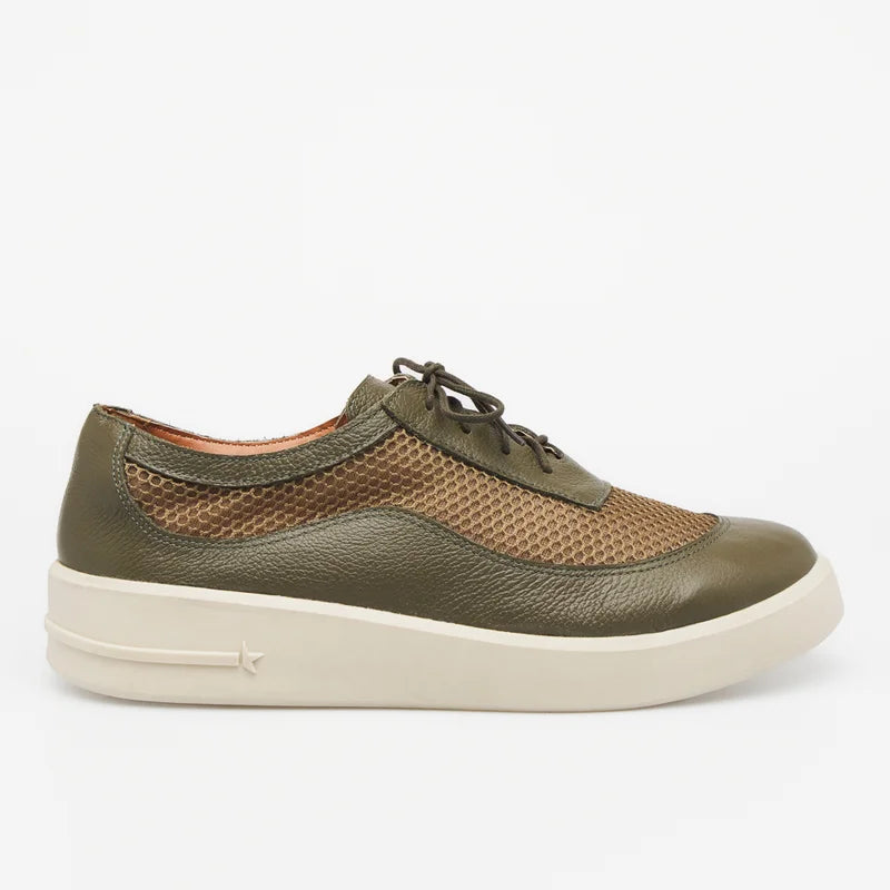 Eloah Leather Sneakers -  Green