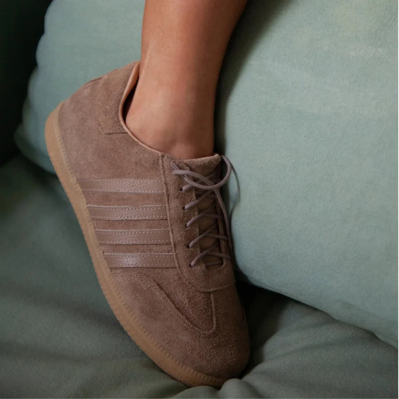 Leather Striped Sneaker - Sieno