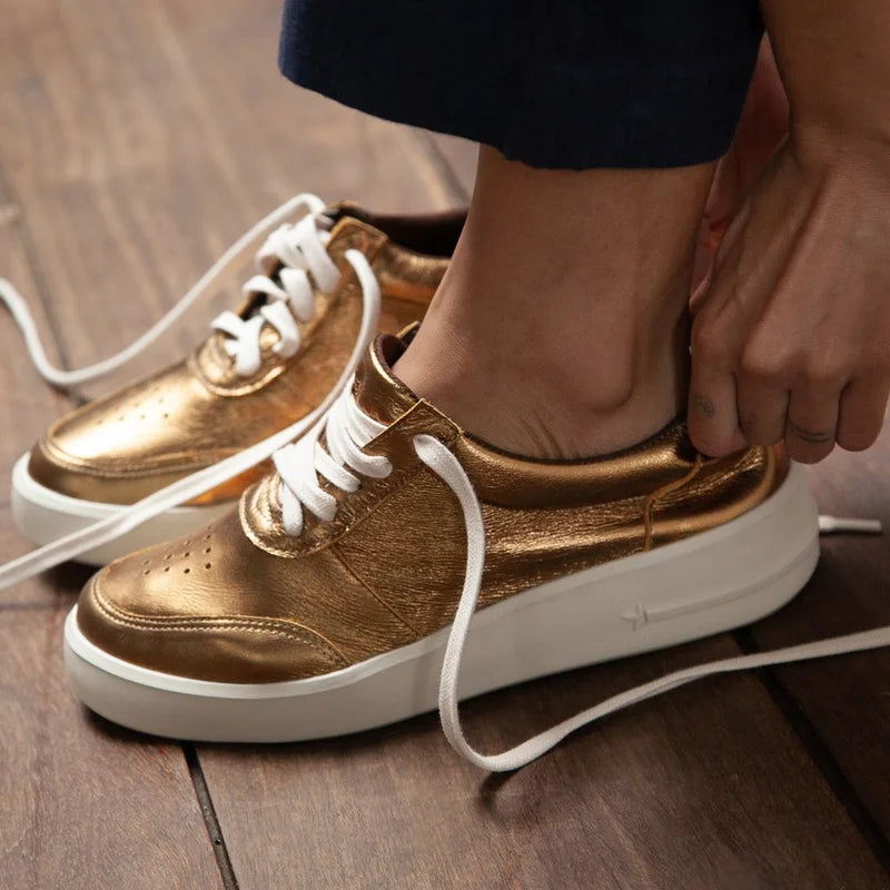Mariah Sneaker - Gold